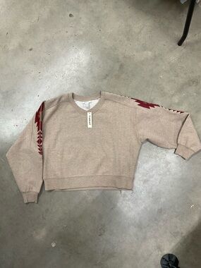 Ariat Tan V-Neck Pullover